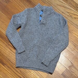 Cat & Jack Blue Accented Gray Kids Sweater